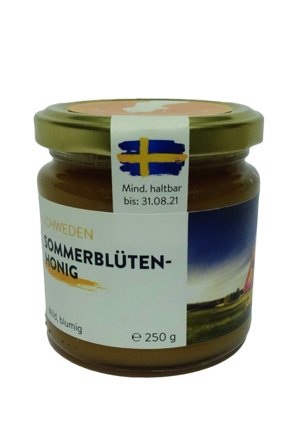 Schwedischer Honig "Sommerblüte"  250g MHD** 31.08.2021