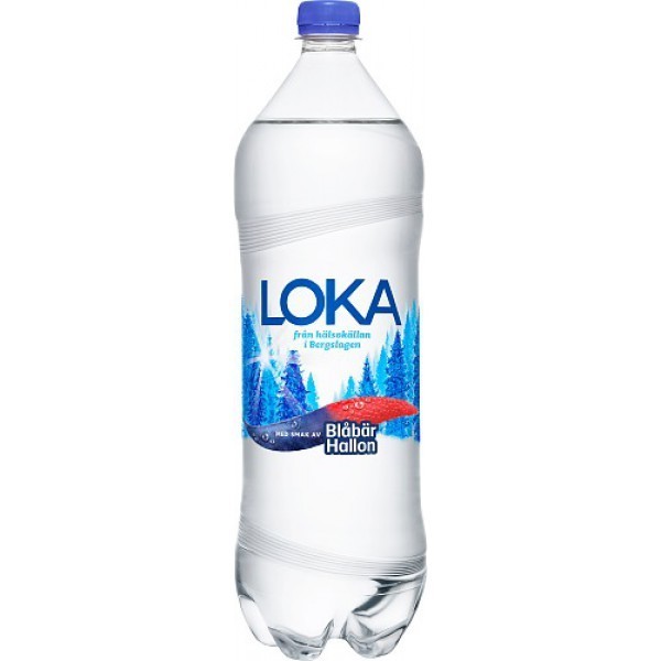 LOKA Wasser Blaubeer/Himbeer mit Kohlensäure 1,5l