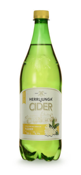HERRLJUNA original Apfel-Cider & Holundergeschmack 1L