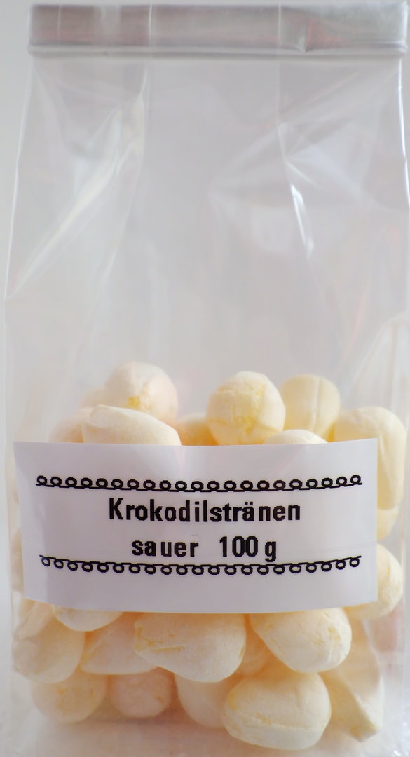 KROKODILSTRÄNEN - sauer - Bonbons 100g