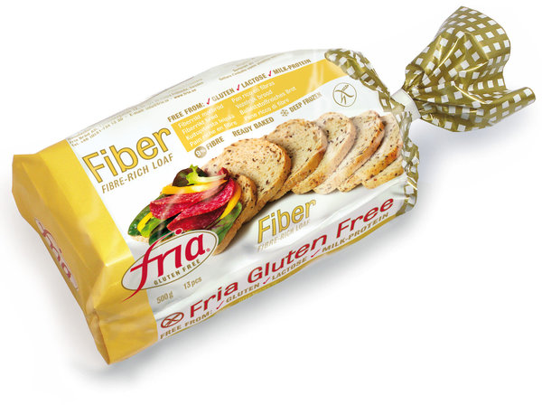 FRIA glutenfreies Fiber Röstbrot (Toast) - 500g