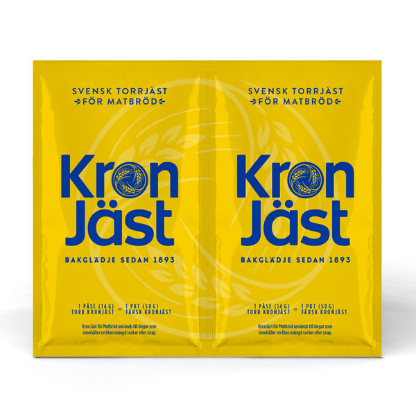 KronJäst - Trockenhefe für Brot, 2 x 14g
