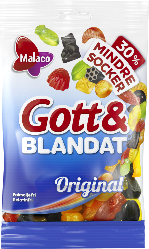 MALACO Gott & blandat Original 30% weniger Zucker 110g