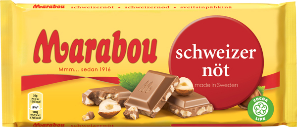 MARABOU schweizer nöt - Schweizer Nüsse 200g