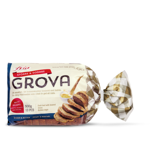 FRIA Grova Formbröd - Formbrot gluten- lactosefrei 500g
