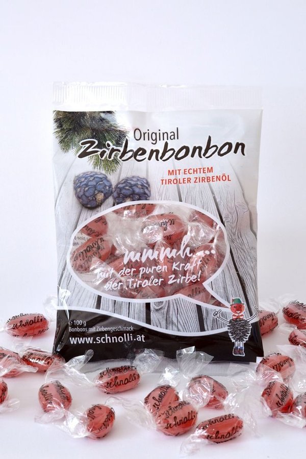 Original Zirbenbonbon - Bonbon mit Zirbelkiefernöl, 100g