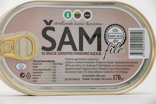 SAMUKIS BIO Wels-Filet mit sonnengetrockneten Tomaten in Öl,170g
