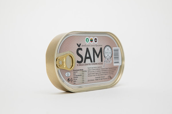 SAMUKIS BIO Wels-Filet mit sonnengetrockneten Tomaten in Öl,170g   MHD 07.12.2022