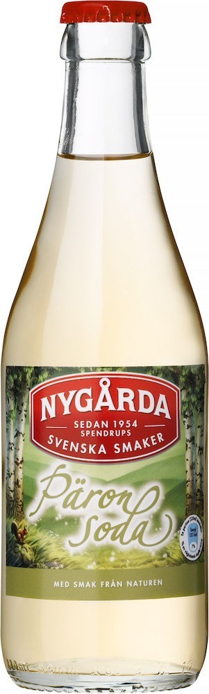 Nygårda Soda mit Birnegeschmack, 0,33l Glasflasche