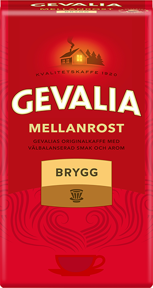 GEVALIA mittlere Röstung Brühkaffee - Mellanrost, gemahlen 450g