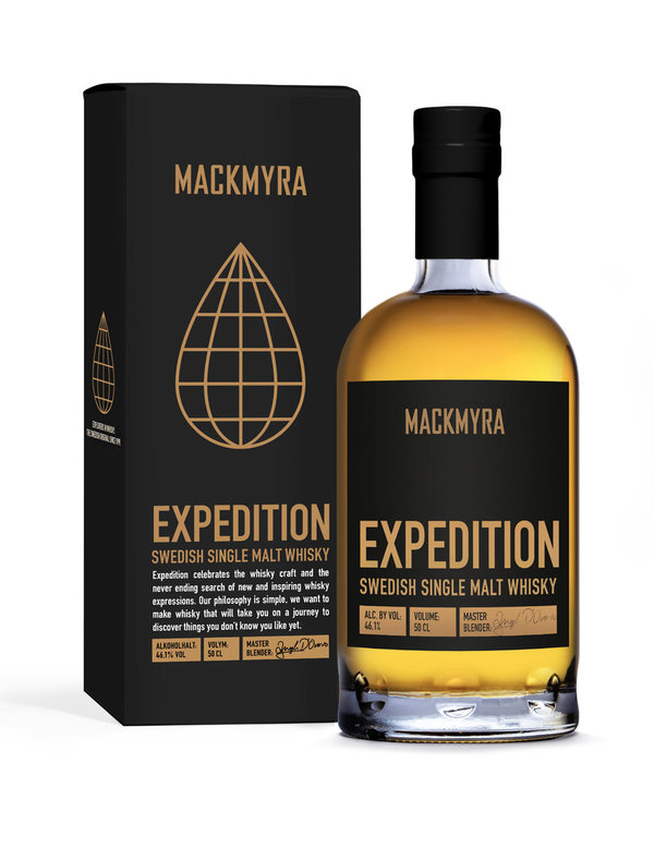 MACKMYRA EXPEDITION - single malt Whisky, 0,5l 46,1% Vol.Alk.