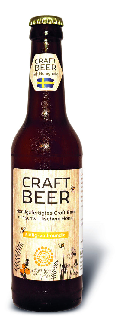 Hanse Honig Craft Beer schwedischer Honig,0,33l Fl. 8,5% Vol.Alk.