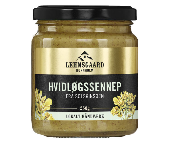 Lehnsgaard HvidløgsSennep - Knoblauch-Senf - im 250g Glas