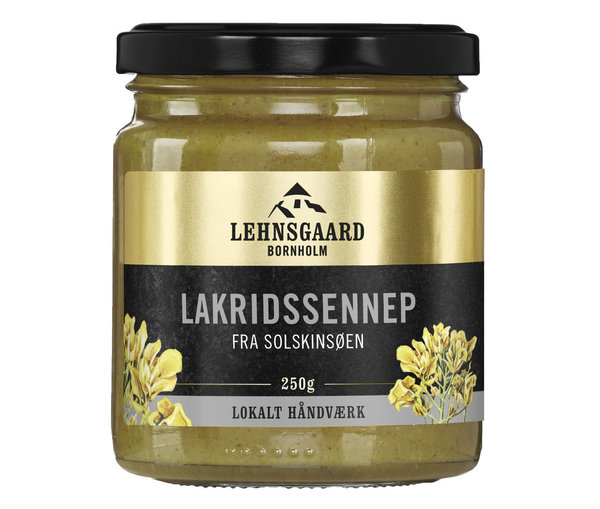 Lehnsgaard LakridsSennep - Lakritz-Senf - im 250g Glas