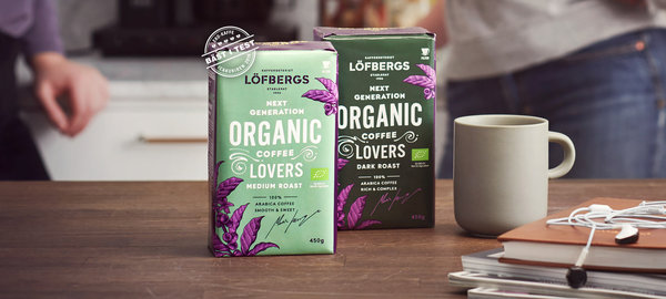 Löfbergs ORGANIC Röstkaffee, gemahlen, Bio-Zertifiziert 450g