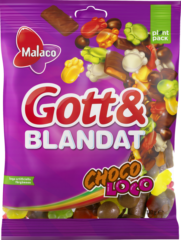 MALACO Gott & blandat choko Loco 100g