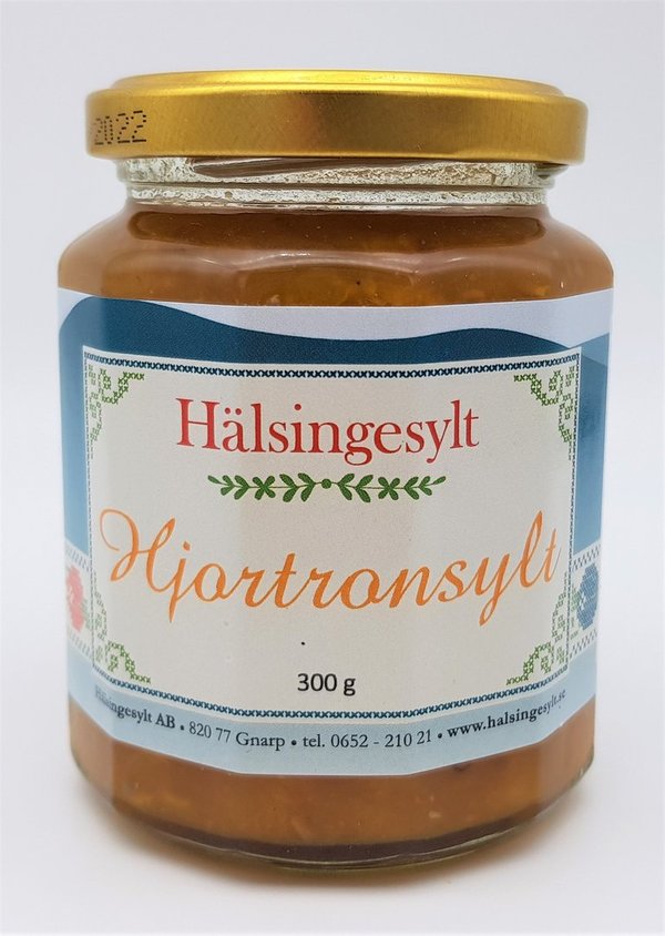 HÄLSINGESYLT – Moltebeerenfruchtaufstrich, 50% Beeren, 300g Glas