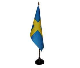 Tischflagge "Schweden", 15 x 23cm