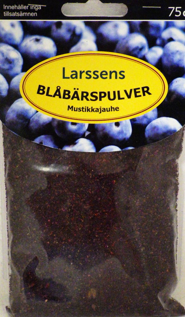 Larssens Blåbärspulver - Blaubeerpulver - 75g