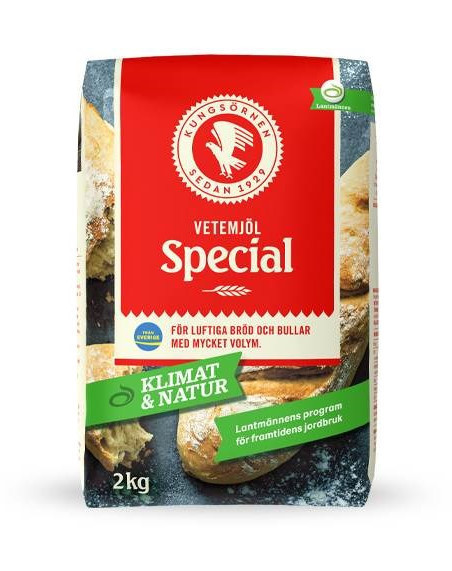 KUNGSÖRNEN Vetemjöl Special - Weizenmehl Spezial, 2kg