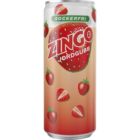 ZINGO Jordgubb - Erdbeerlimonade 0,33l Dose