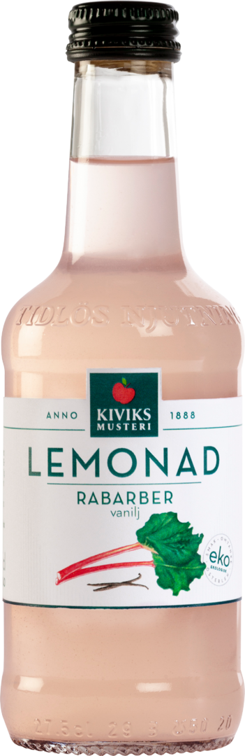 Kiviks BIO Lemonad Rhabarber Vanille 0,275l
