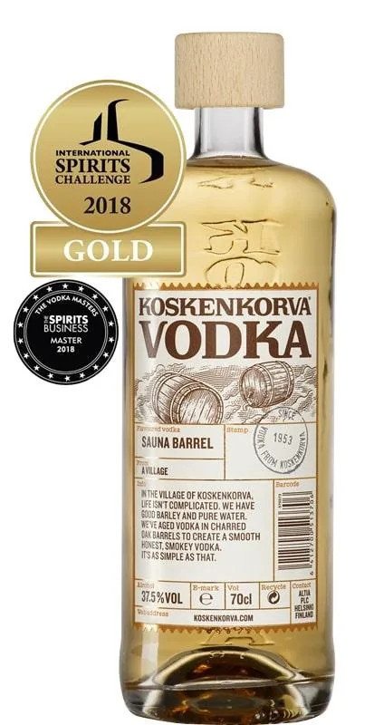 KOSKENKORVA Vodka aus Eichenfässern 0,7L 37,5% Vol.Alk.