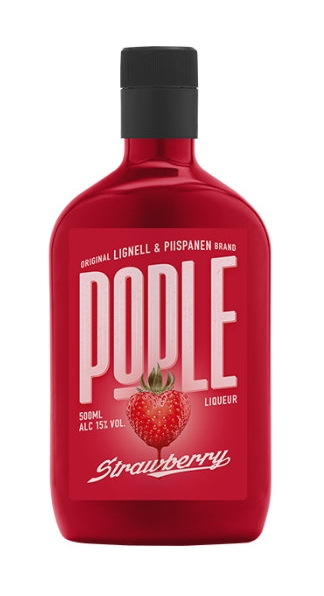 L & P POPLE Erdbeer Likör, 0,5l PET, 15% Vol. Alk.