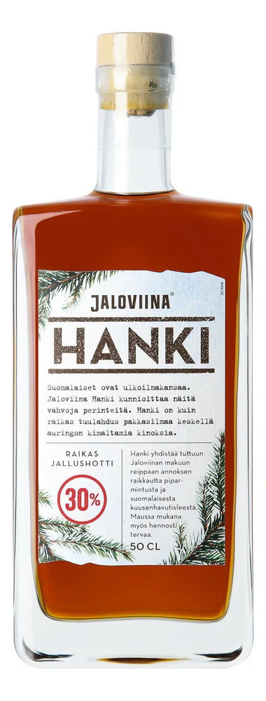 Jaloviina Hanki - Shot mit Fichte & Minze 0,5l, 30% Vol. Alk.