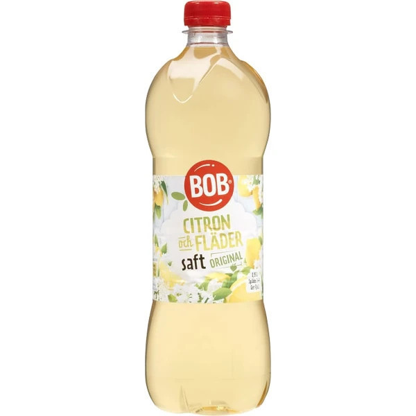 BOB Citron&Fläder Saft - Zitrone-Holunder-Sirup, 0,95l