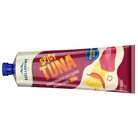 FJÄLLBRYNT Spicy Tuna -  cremiger Käse mit würzigem Thunfisch 250g