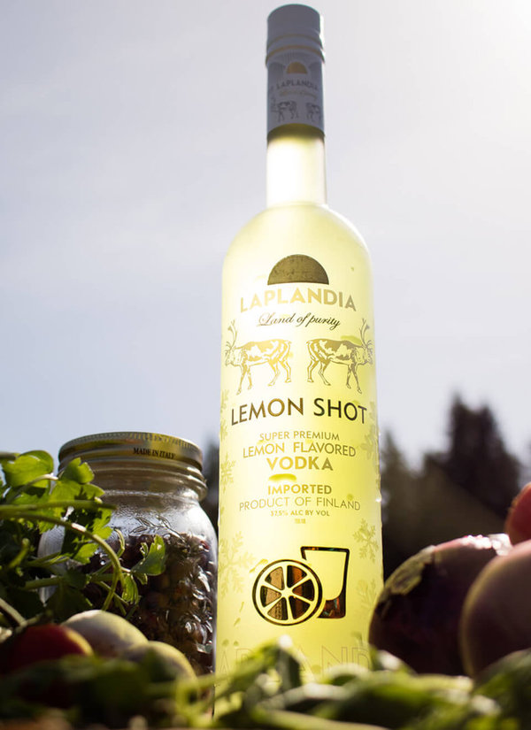 Laplandia Super Premium Vodka LEMON SHOT 0,7L 37,5%Vol.Alk